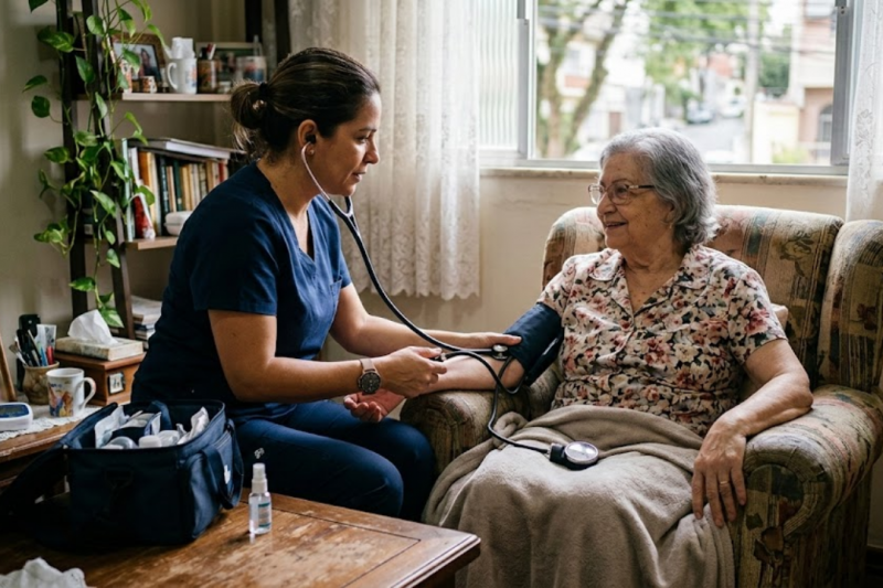 Enfermagem Domiciliar: Guia Completo para Cuidadores Iniciantes
